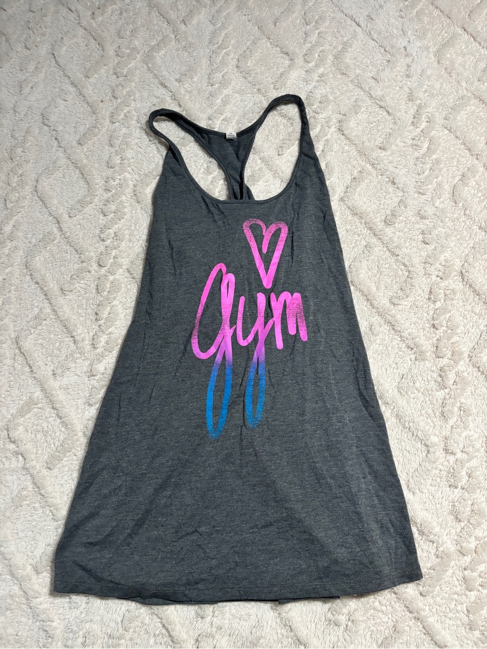 Under Armour gym grey tank X-Large